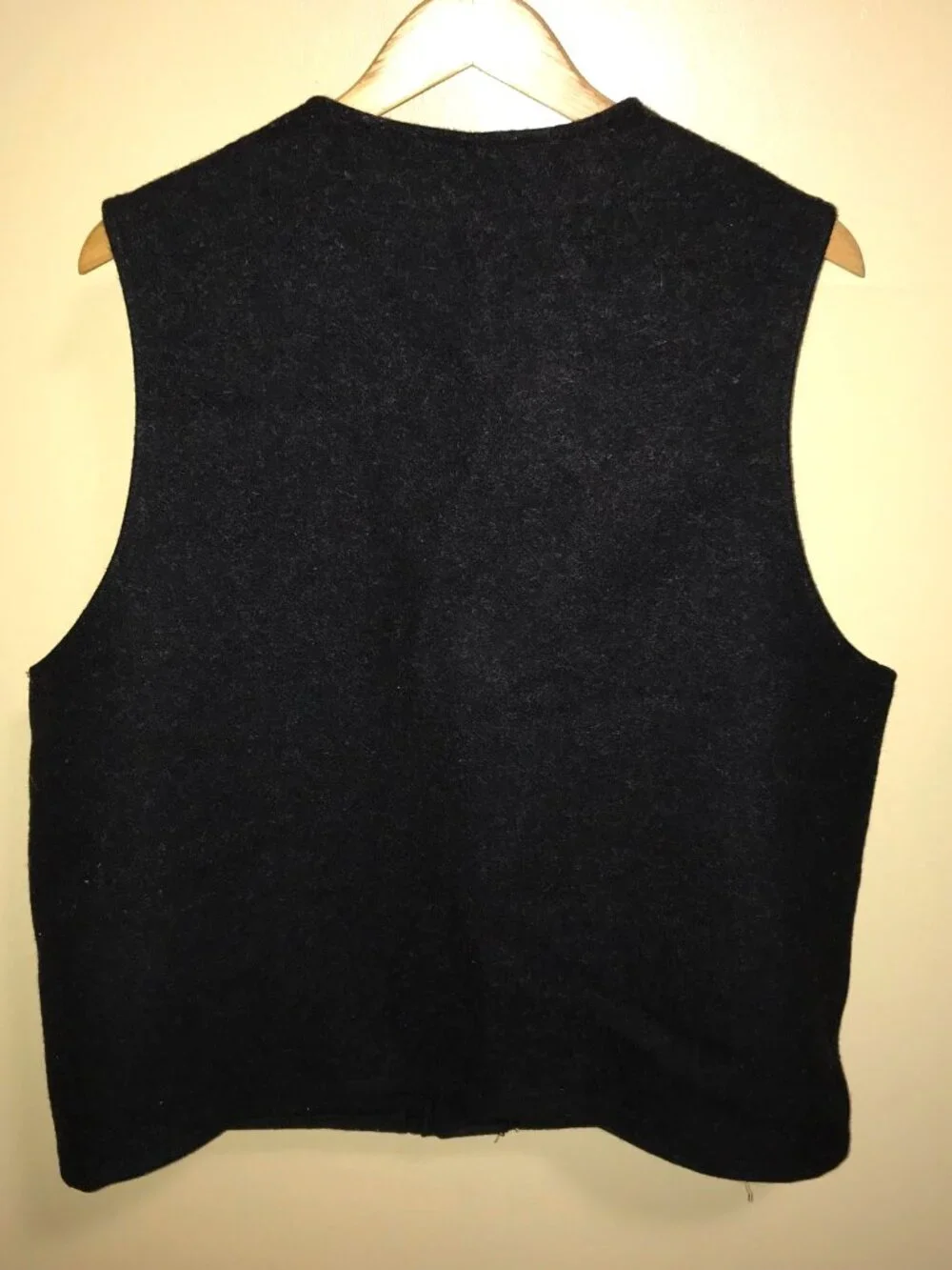 Men's Filson Mackinaw Virgin Wool Vest-Size 46 (XL) Charcoal
